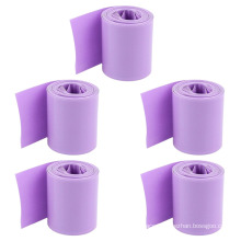 72mm Purple Battery Insulation Sleeve 2:1 Thin Wall PVC Heat Shrink Tubing